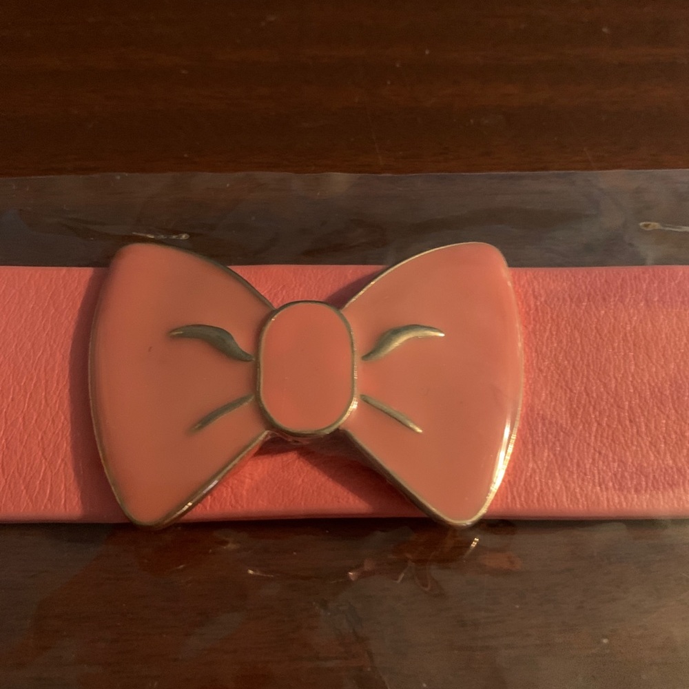 Genuine Leather Orange Bracelet. 8.5”